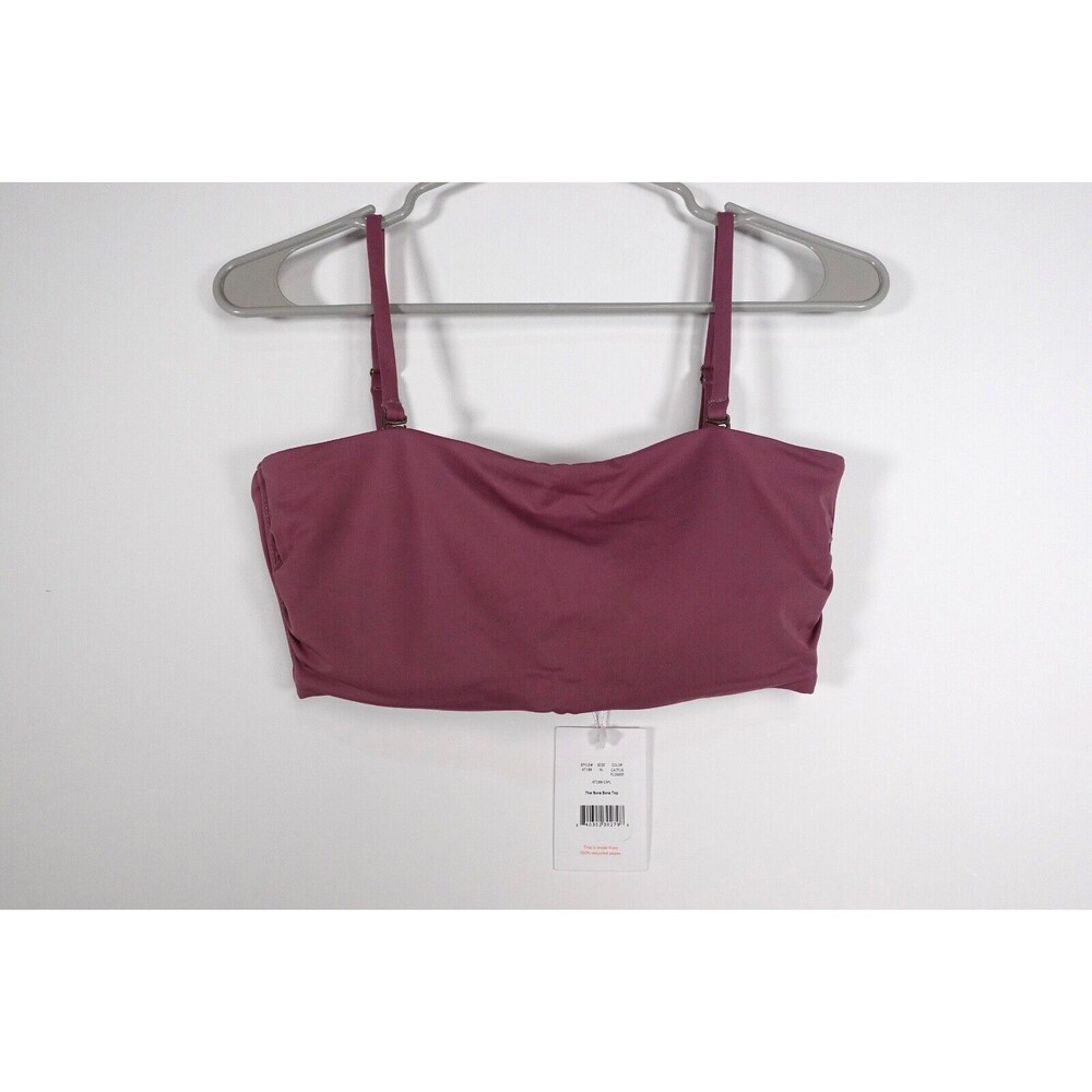 Andie Women's Bandeau Bikini Top in Mauve